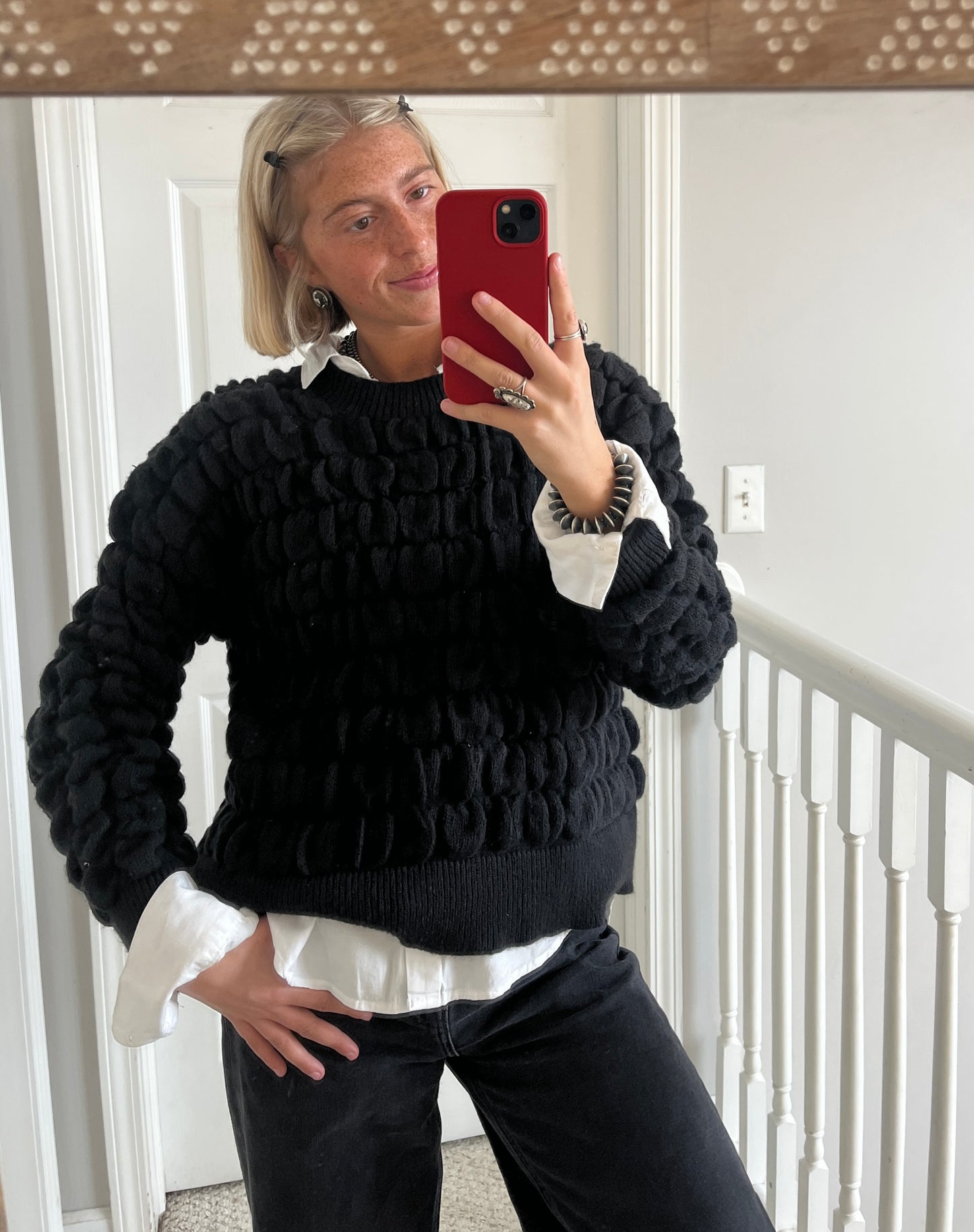 Bubble Texture Sweater