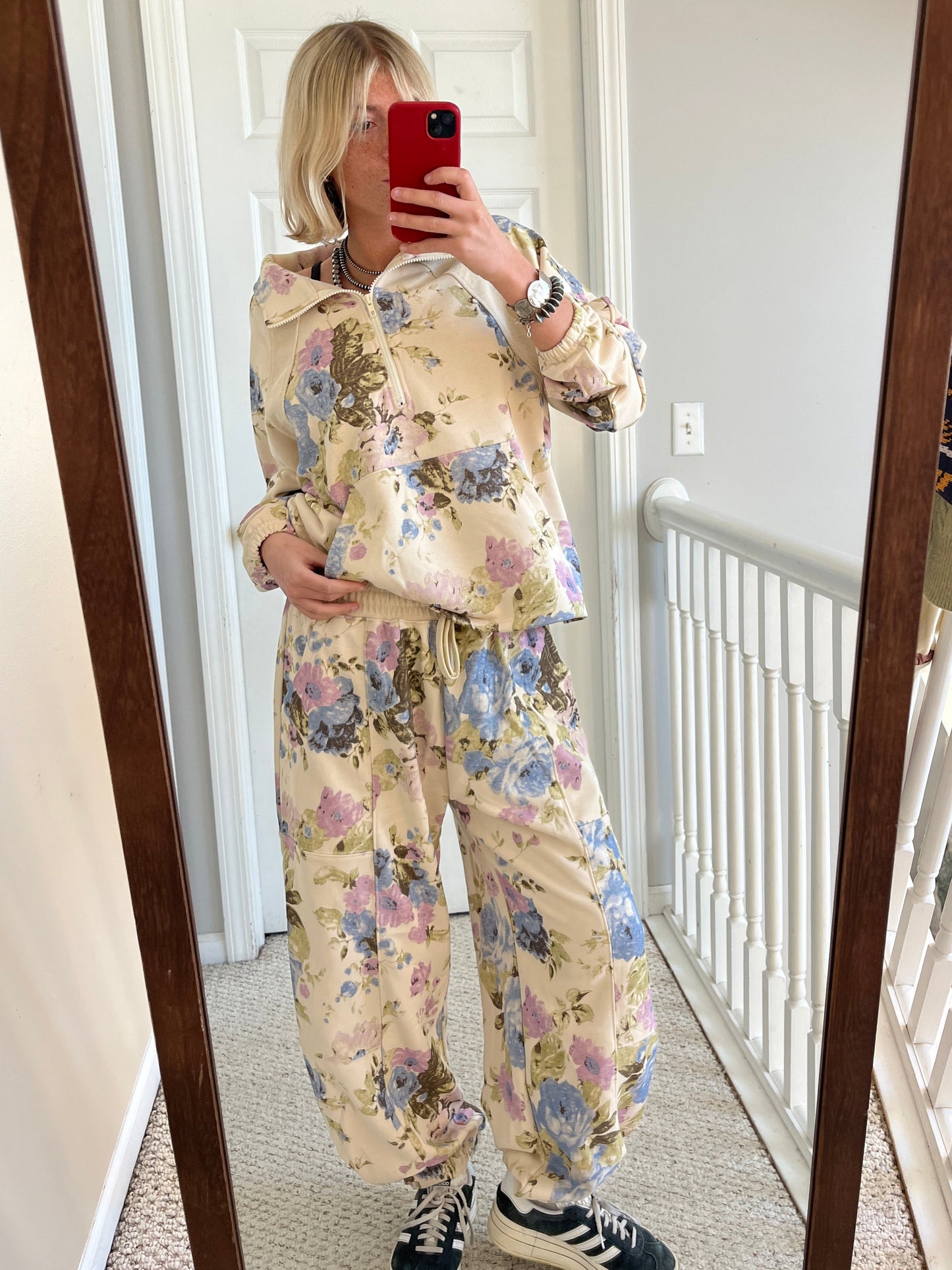 Floral Sweat Set