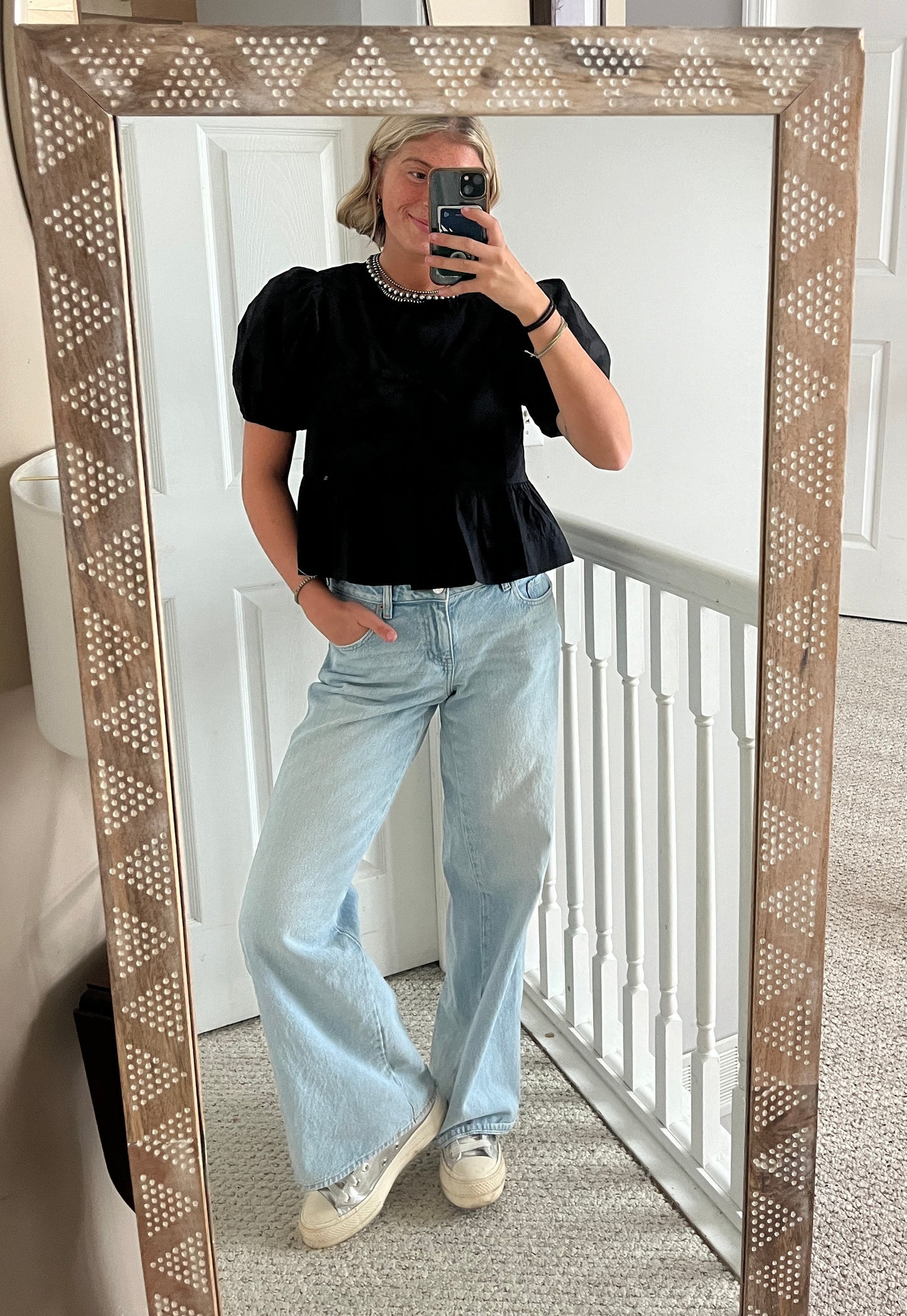 Black Bow Top