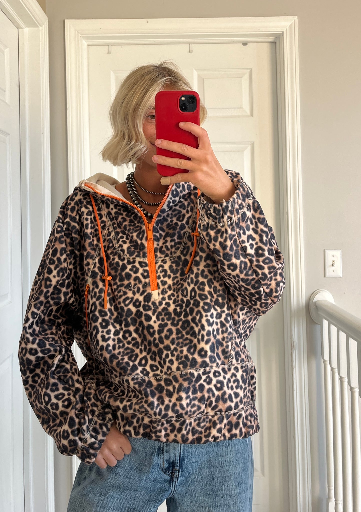 Leopard Fleece Jacket