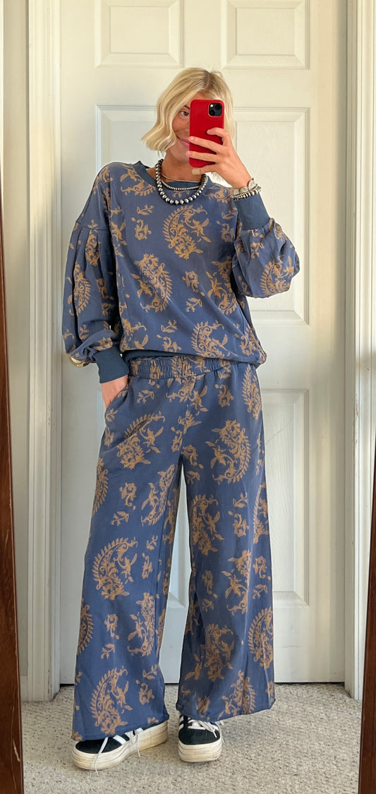 Paisley Sweat Set
